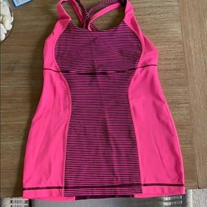 Lululemon racerback tank in Pink